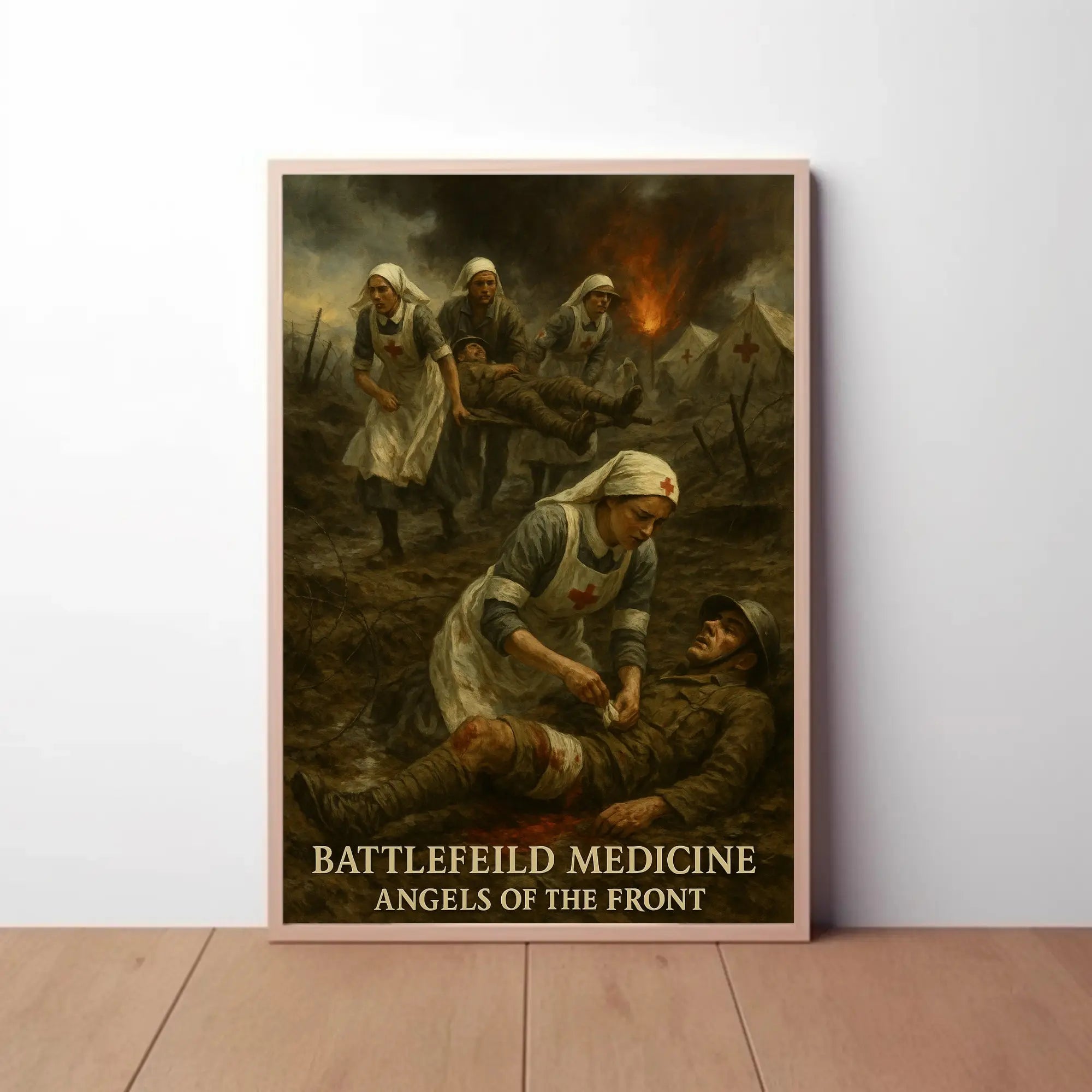 Benevolent Angels of the Front Historical Poster PosterGoat