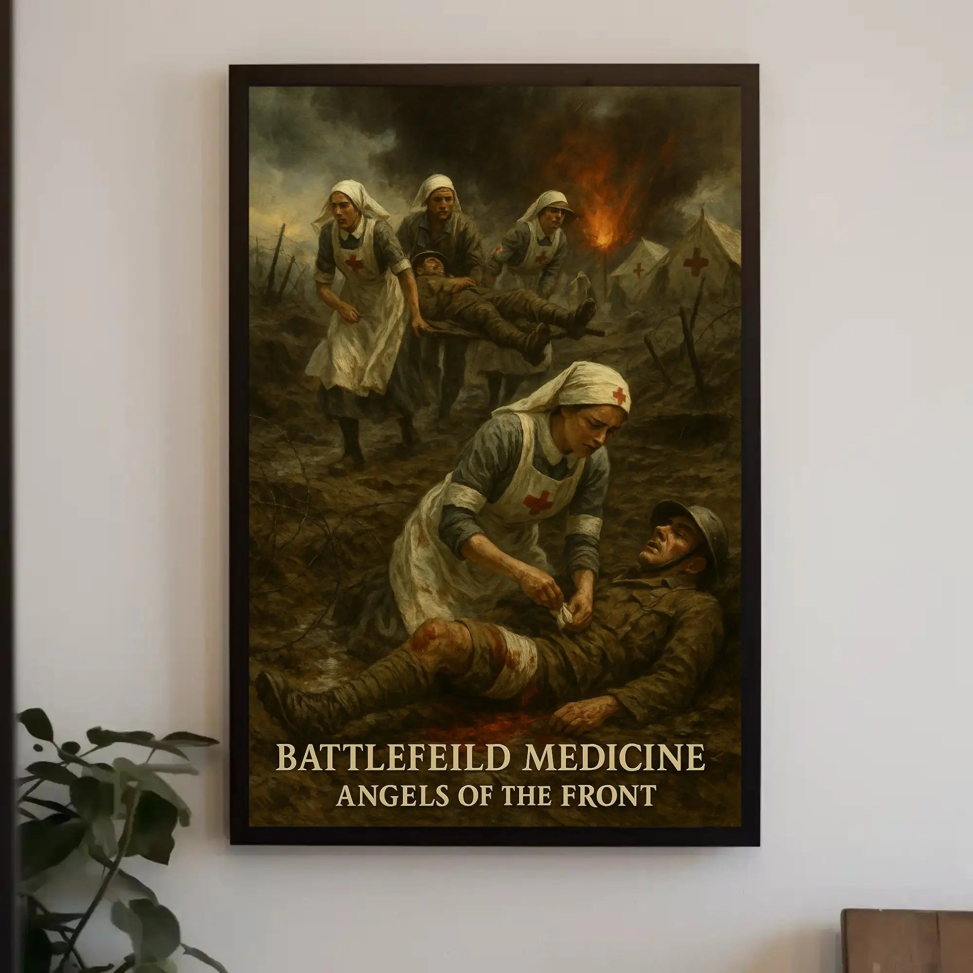 Benevolent Angels of the Front Historical Poster PosterGoat