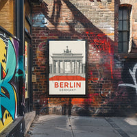 Berlin Landmark Minimalist Travel Art Print PosterGoat