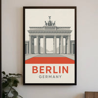 Berlin Landmark Minimalist Travel Art Print PosterGoat