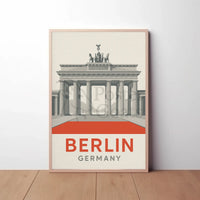 Berlin Landmark Minimalist Travel Art Print PosterGoat