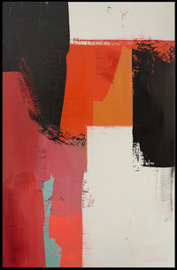 Bold Abstract Geometric Canvas Art, Abstract or Artistic Poster PosterGoat