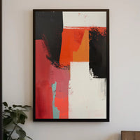 Bold Abstract Geometric Canvas Art, Abstract or Artistic Poster PosterGoat