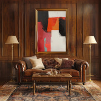 Bold Abstract Geometric Canvas Art, Abstract or Artistic Poster PosterGoat