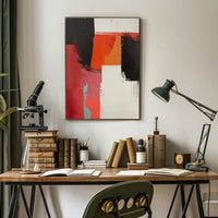 Bold Abstract Geometric Canvas Art, Abstract or Artistic Poster PosterGoat