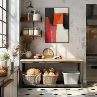 Bold Abstract Geometric Canvas Art, Abstract or Artistic Poster PosterGoat