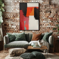 Bold Abstract Geometric Canvas Art, Abstract or Artistic Poster PosterGoat