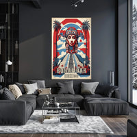 Bonampak Mayan Culture Heritage Vibrant Artistic Poster PosterGoat