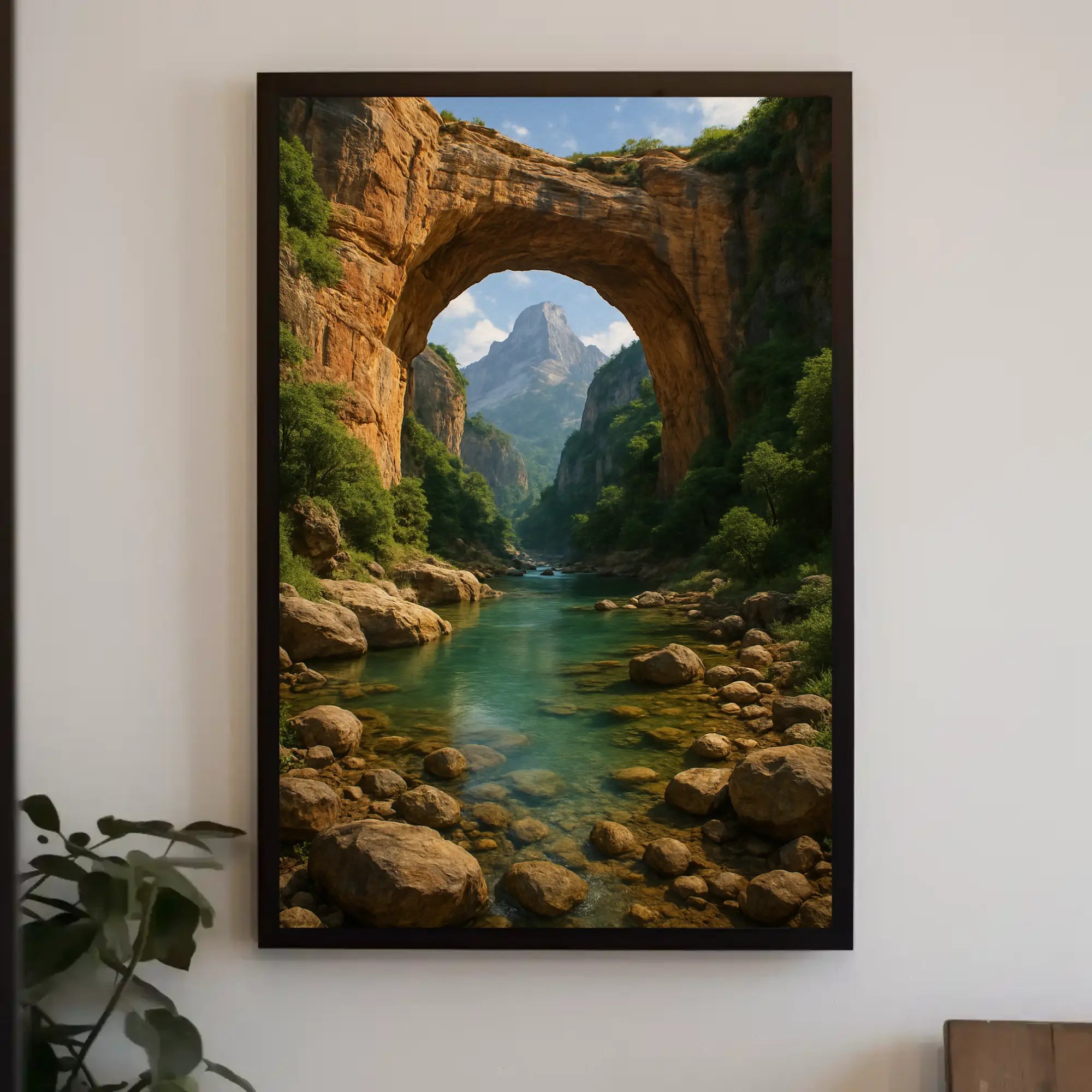 Breathtaking Arch and River Scenic National Park Poster PosterGoat