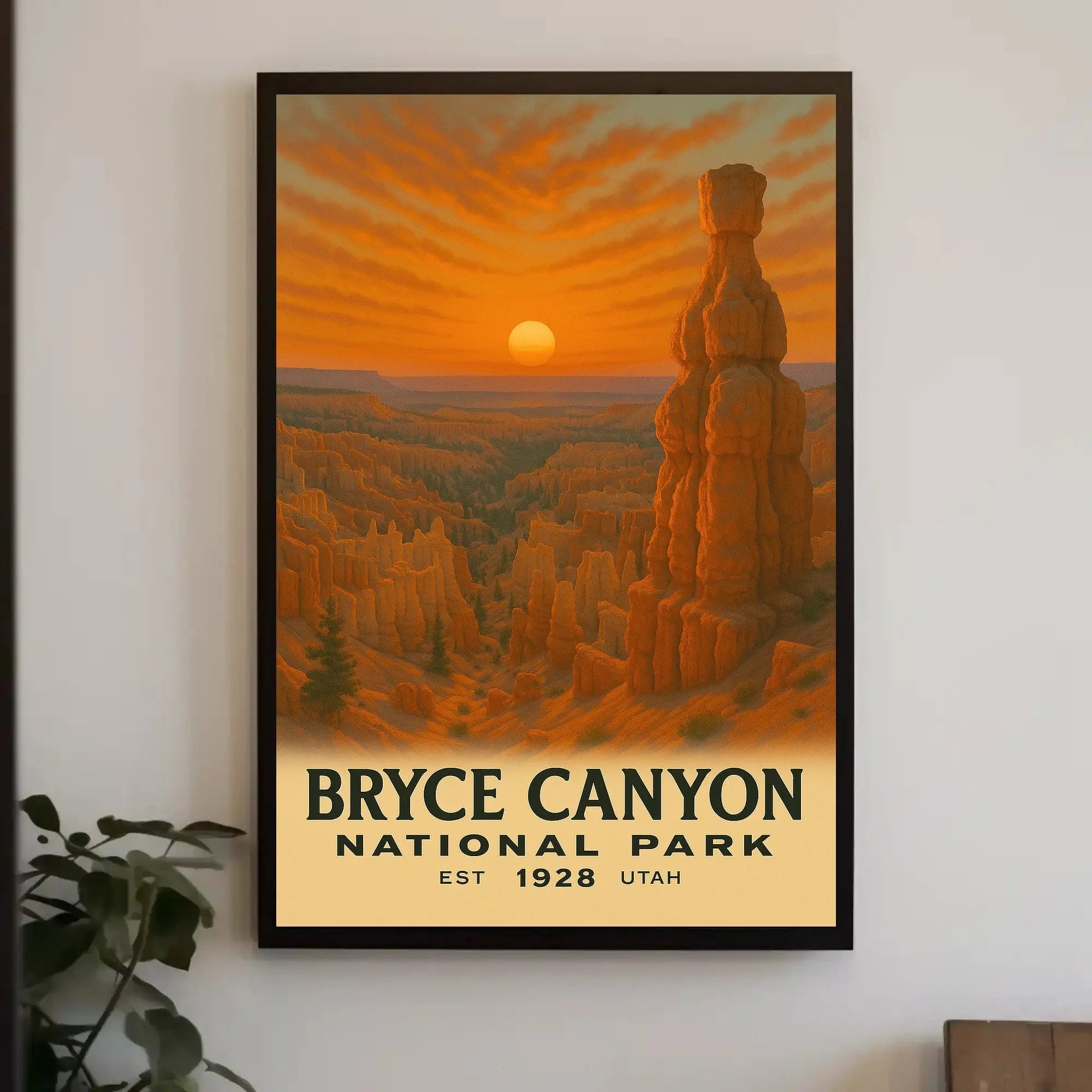 Bryce Canyon National Park Vintage Travel Poster PosterGoat