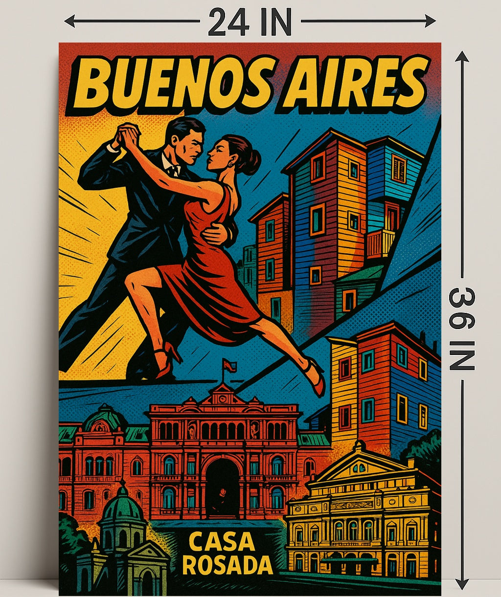 Buenos Aires A Vibrant Tango and Architectural Delight Poster PosterGoat