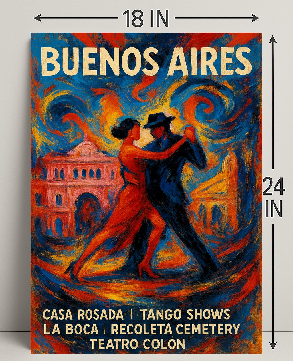 Buenos Aires Cultural Highlights Poster PosterGoat