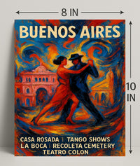 Buenos Aires Cultural Highlights Poster PosterGoat