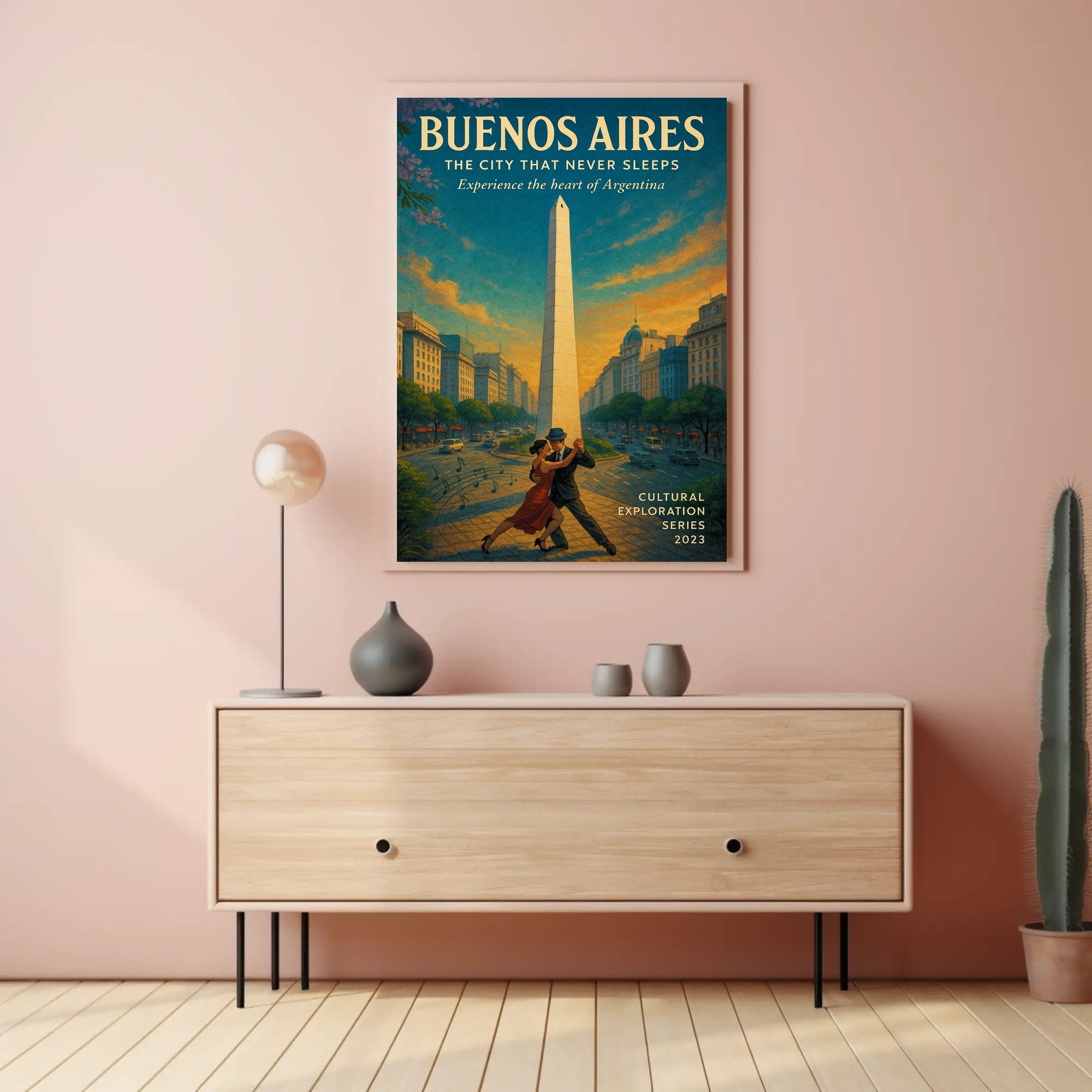 Buenos Aires The City That Never Sleeps Poster PosterGoat