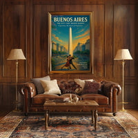 Buenos Aires The City That Never Sleeps Poster PosterGoat