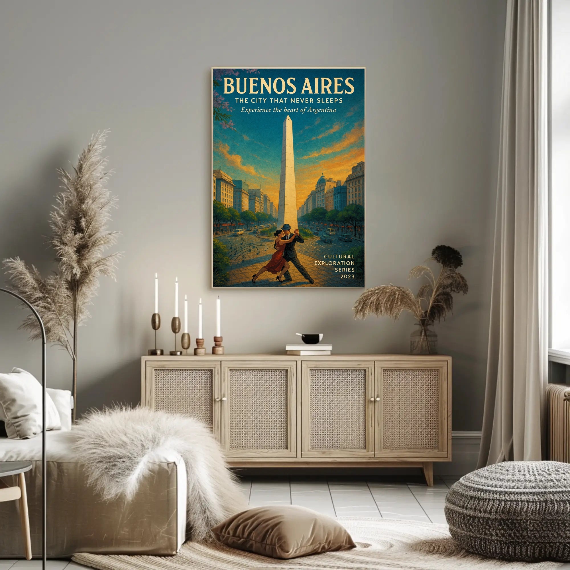 Buenos Aires The City That Never Sleeps Poster PosterGoat
