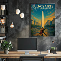 Buenos Aires The City That Never Sleeps Poster PosterGoat