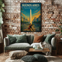Buenos Aires The City That Never Sleeps Poster PosterGoat