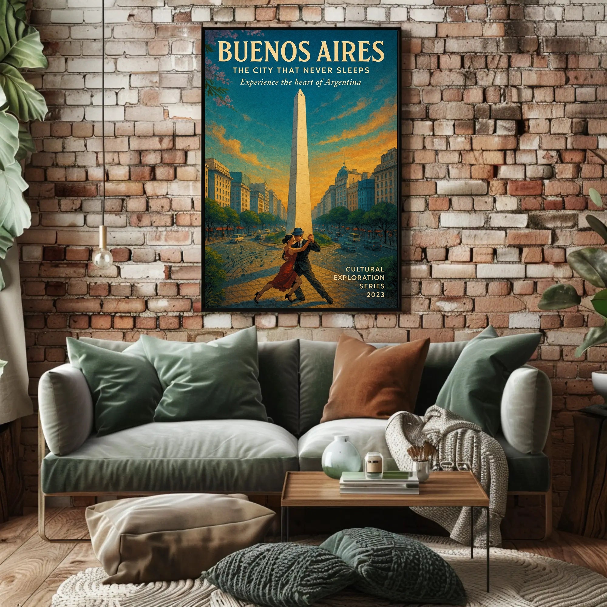 Buenos Aires The City That Never Sleeps Poster PosterGoat