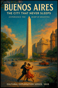 Buenos Aires The City That Never Sleeps Poster PosterGoat
