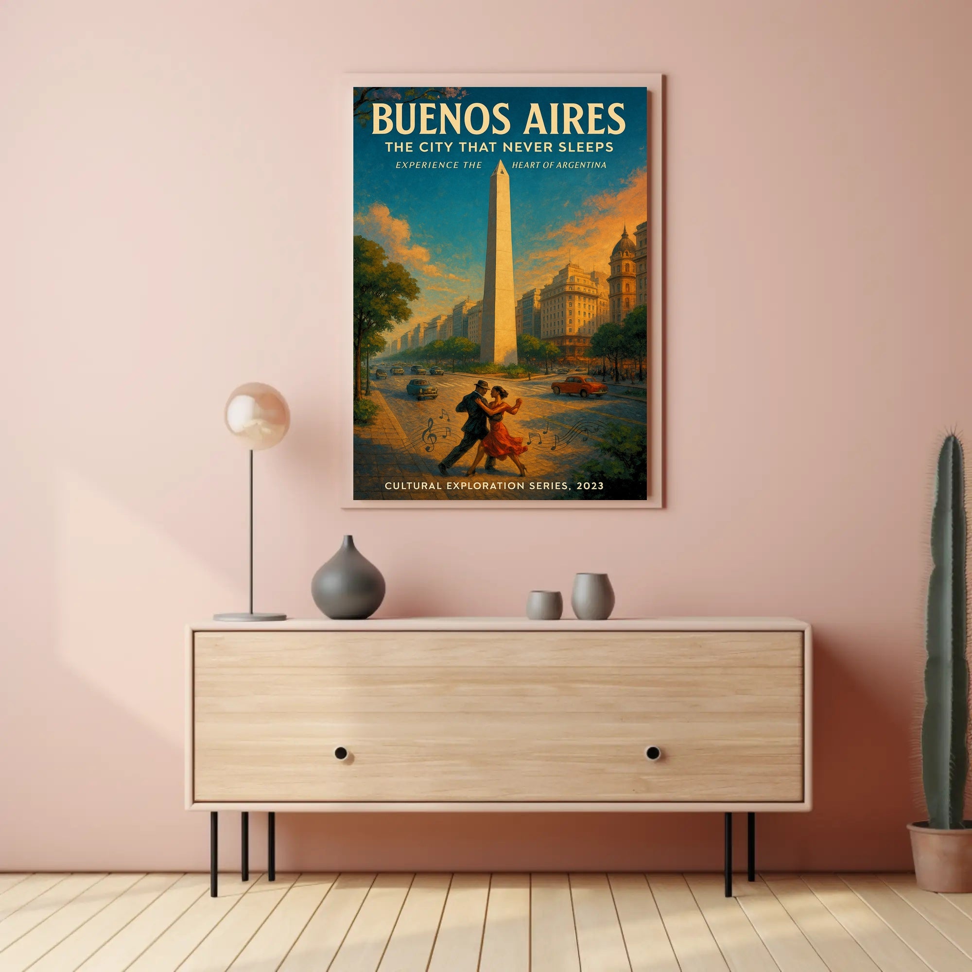Buenos Aires The City That Never Sleeps Poster PosterGoat