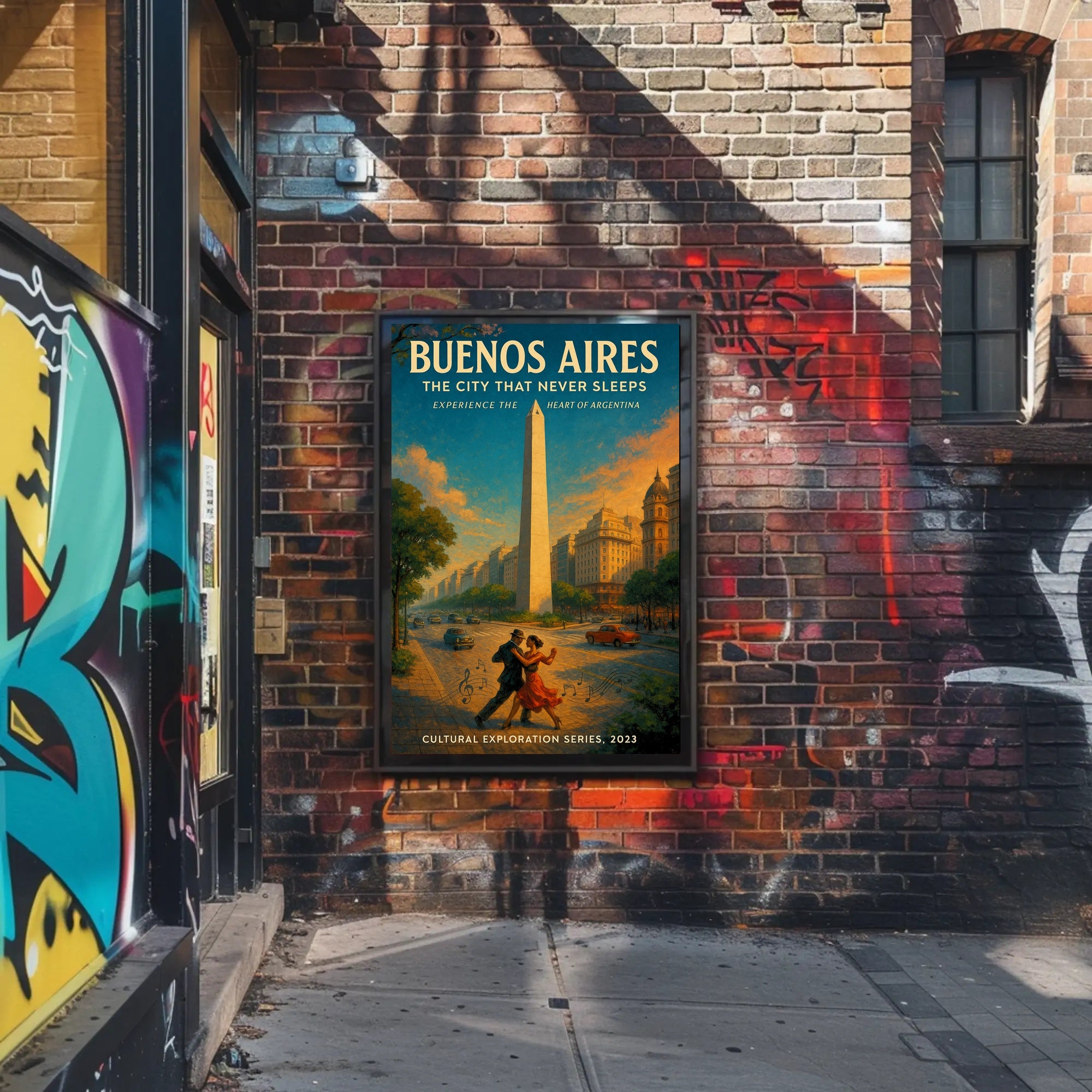 Buenos Aires The City That Never Sleeps Poster PosterGoat