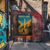 Buenos Aires The City That Never Sleeps Poster PosterGoat