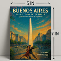 Buenos Aires The City That Never Sleeps Poster PosterGoat
