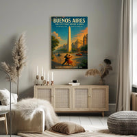 Buenos Aires The City That Never Sleeps Poster PosterGoat