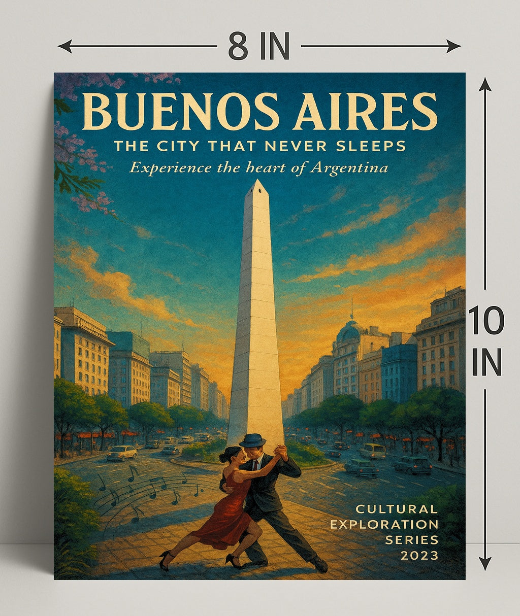 Buenos Aires The City That Never Sleeps Poster PosterGoat