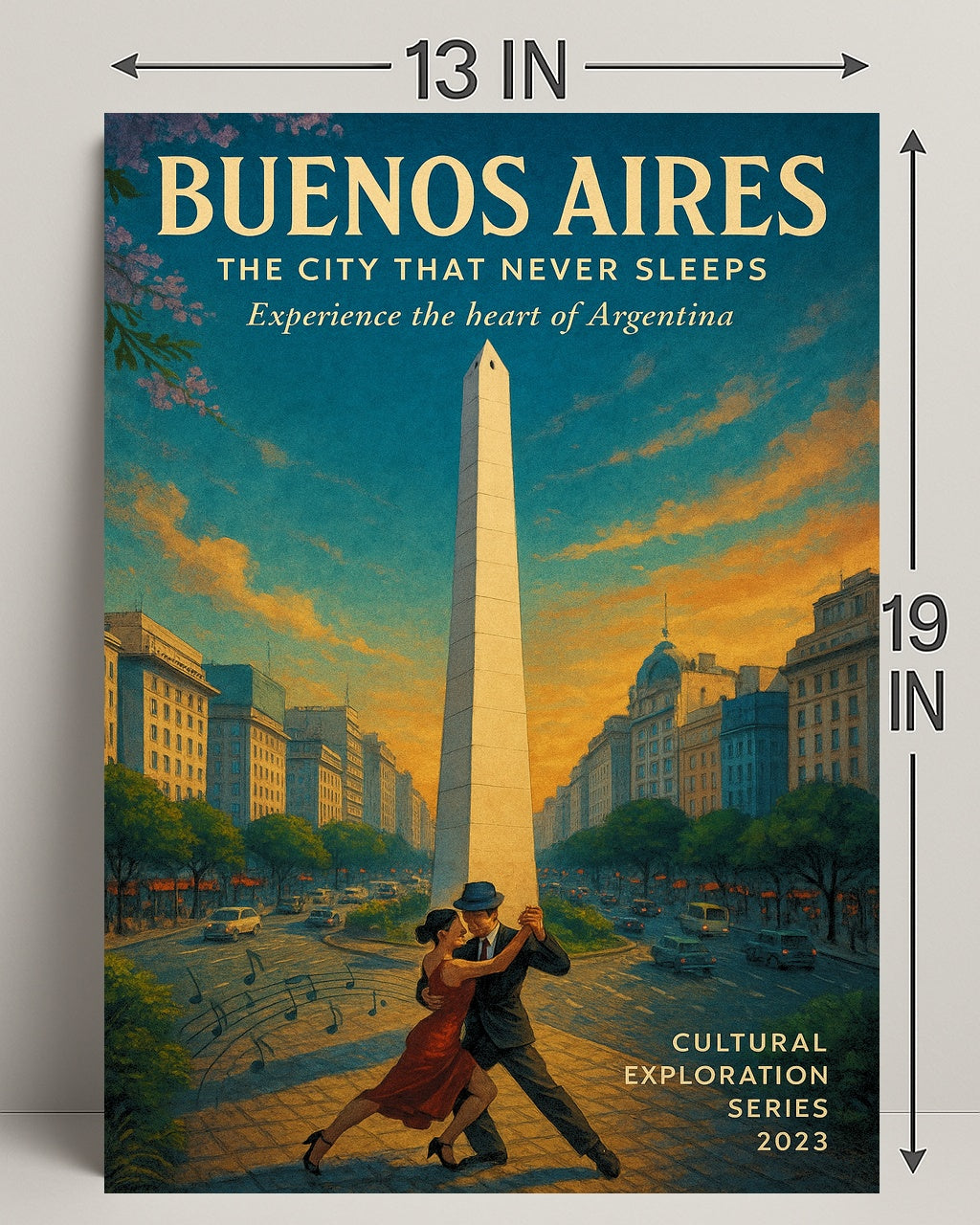 Buenos Aires The City That Never Sleeps Poster PosterGoat