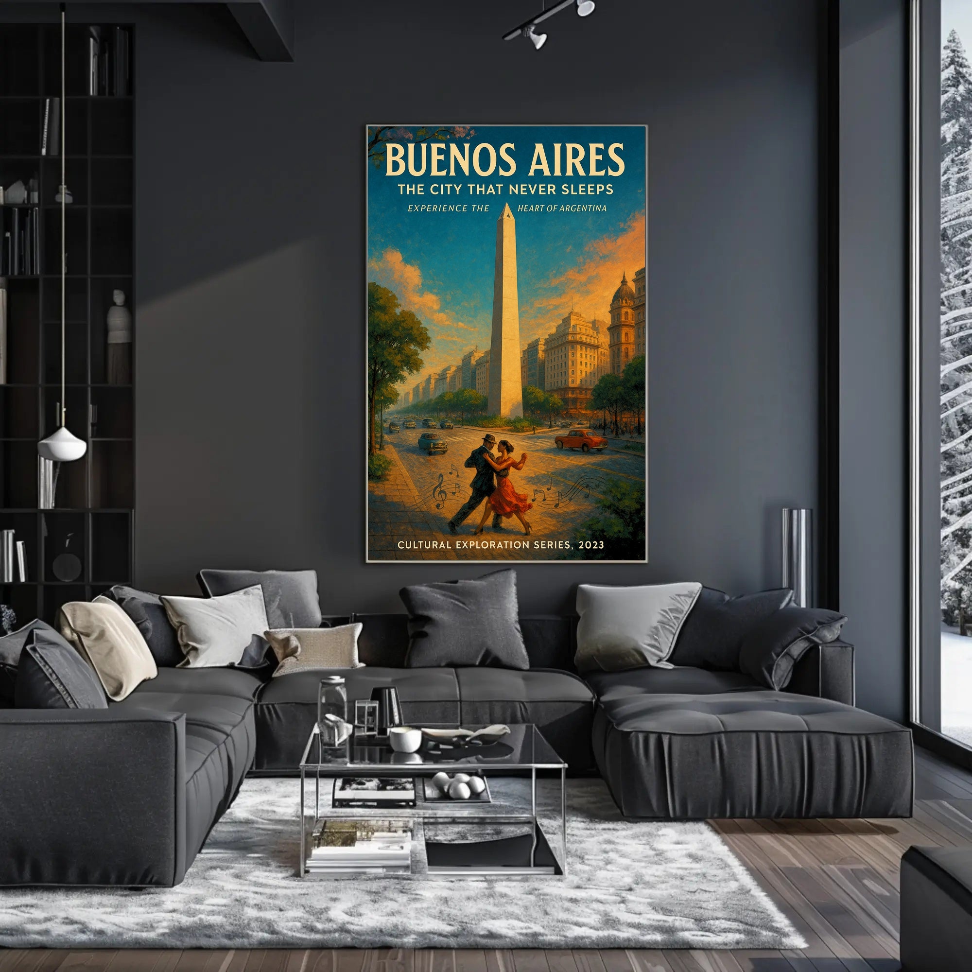 Buenos Aires The City That Never Sleeps Poster PosterGoat