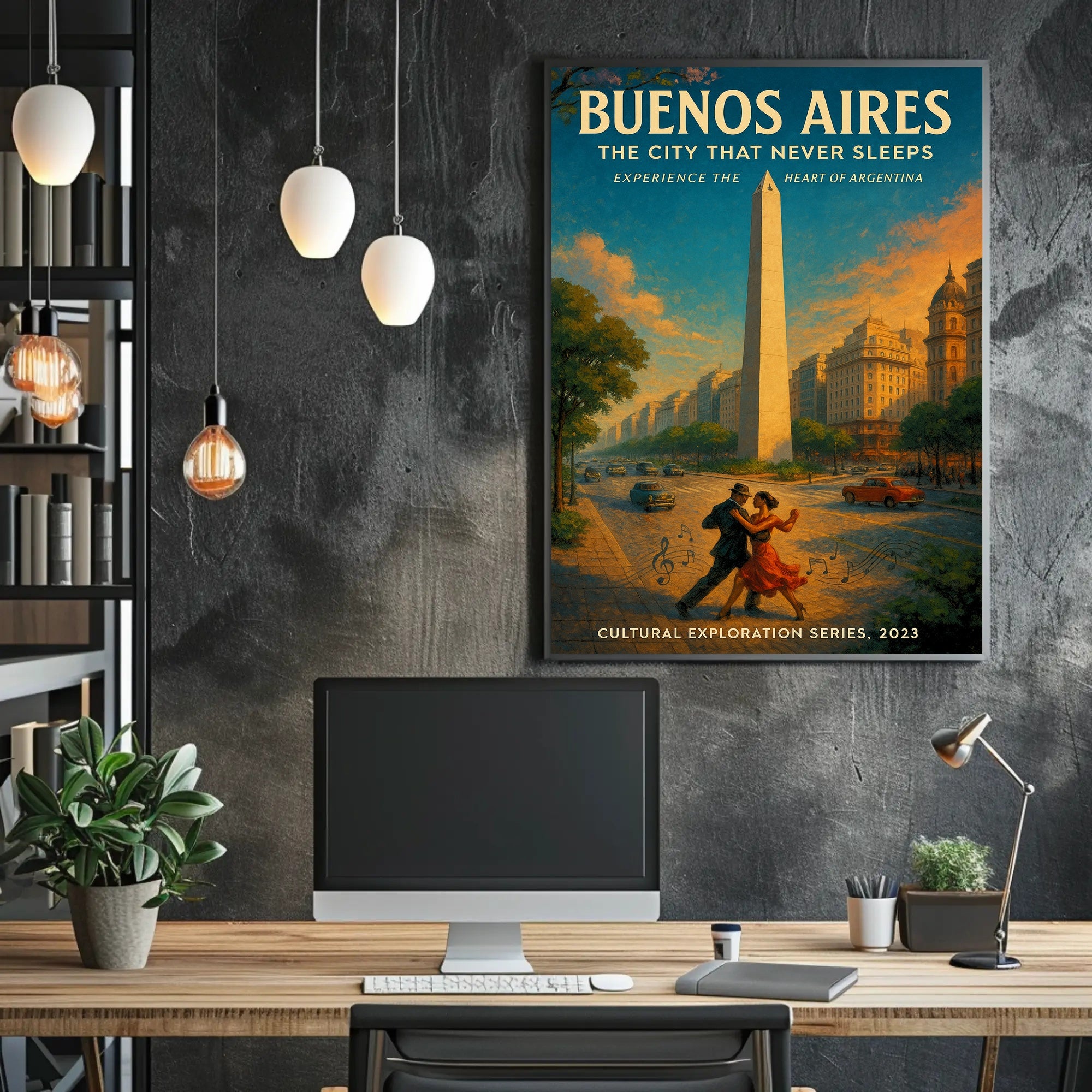 Buenos Aires The City That Never Sleeps Poster PosterGoat