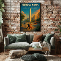 Buenos Aires The City That Never Sleeps Poster PosterGoat