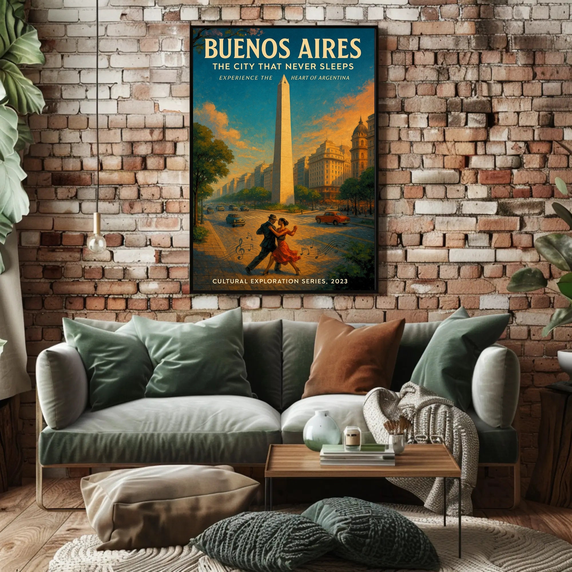 Buenos Aires The City That Never Sleeps Poster PosterGoat