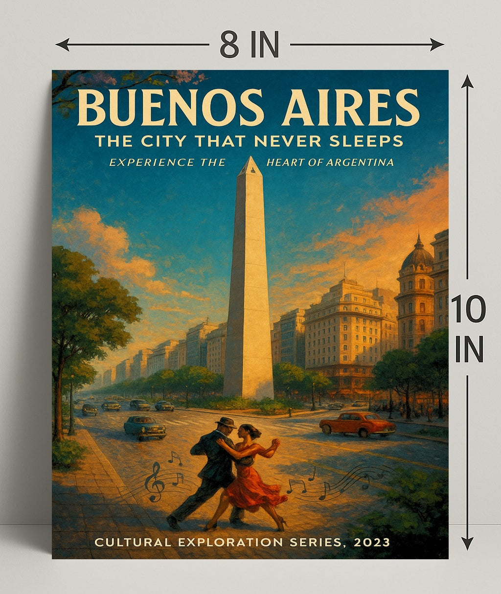 Buenos Aires The City That Never Sleeps Poster PosterGoat