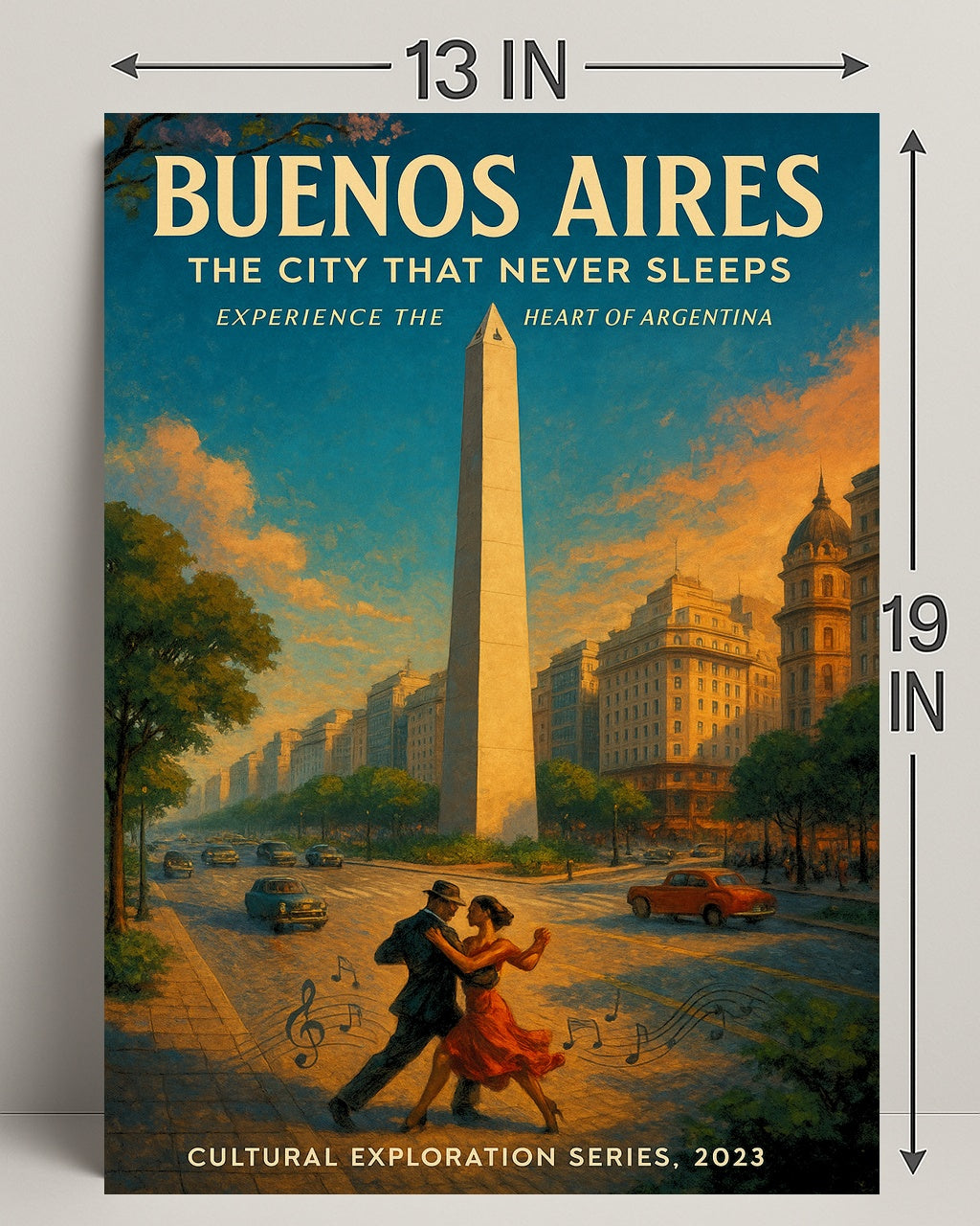 Buenos Aires The City That Never Sleeps Poster PosterGoat