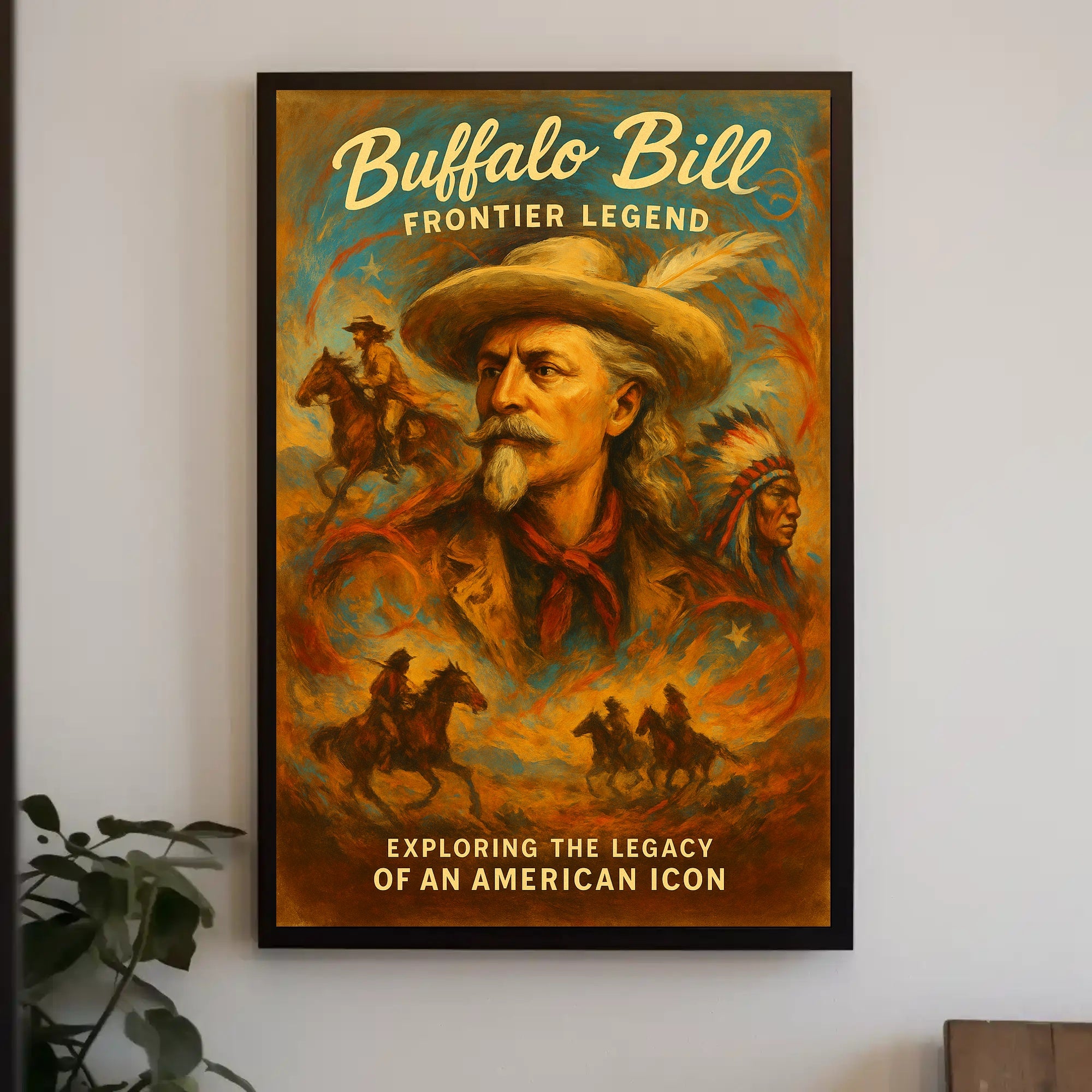 Buffalo Bill Frontier Legend Poster PosterGoat