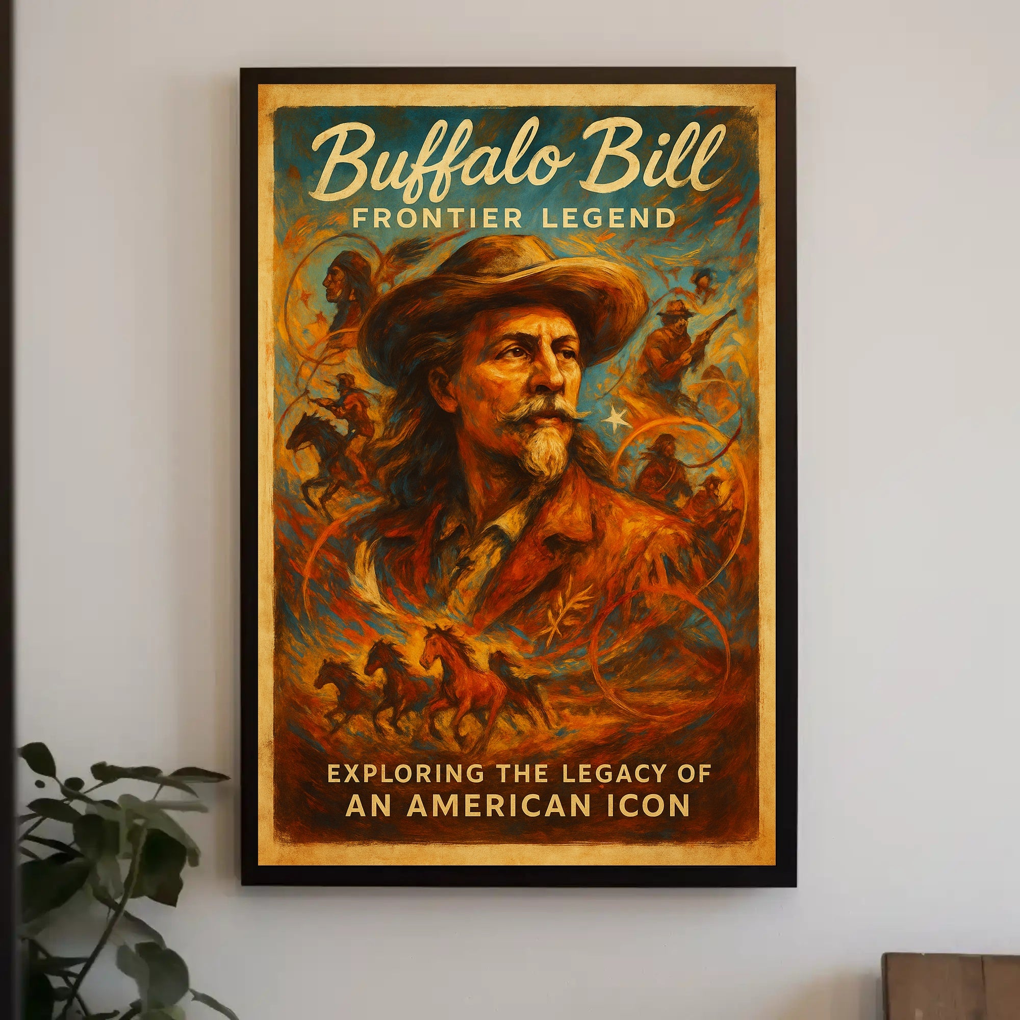 Buffalo Bill Frontier Legend Poster PosterGoat