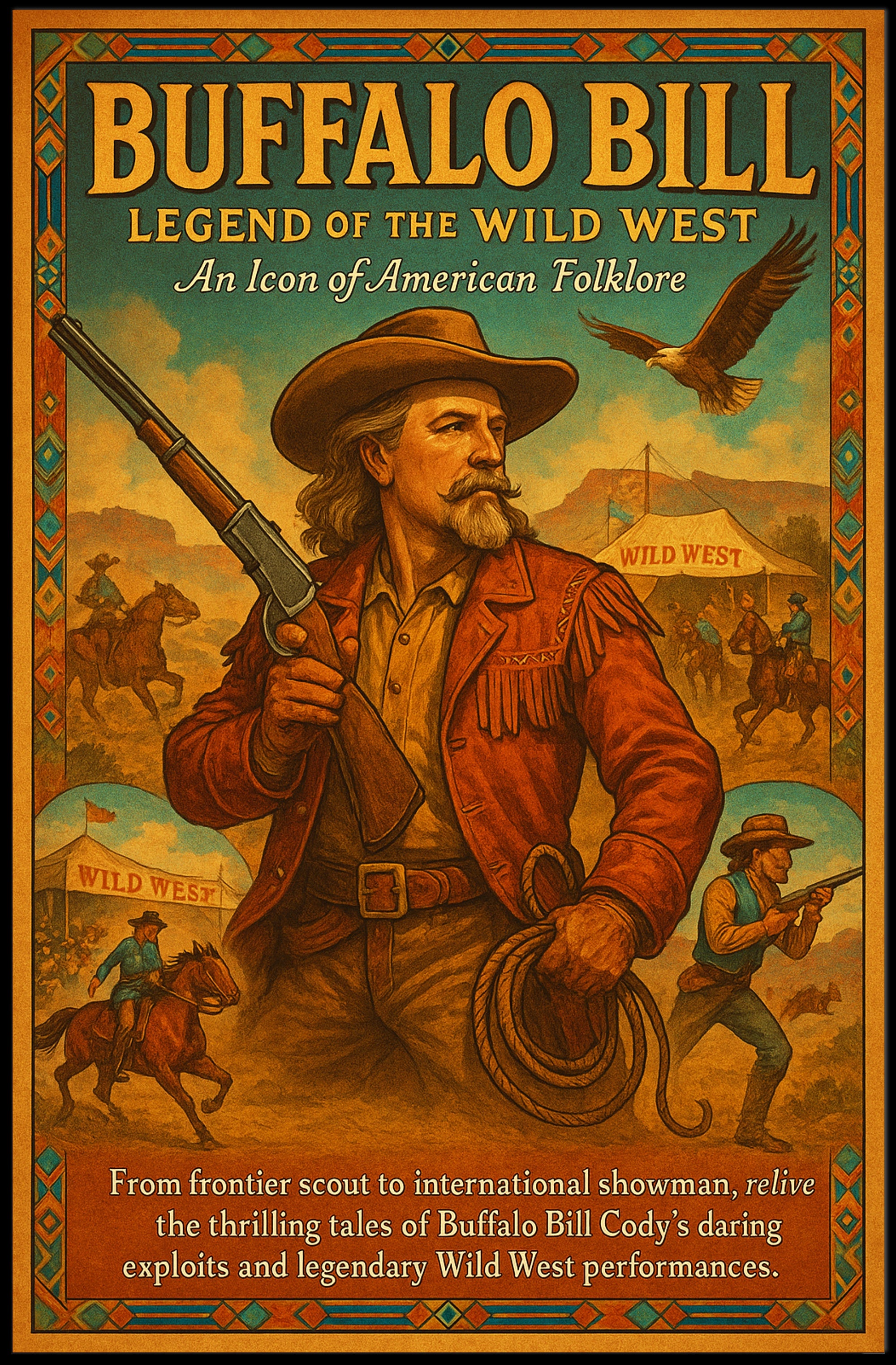 Buffalo Bill Legend Of The Wild West Poster PosterGoat