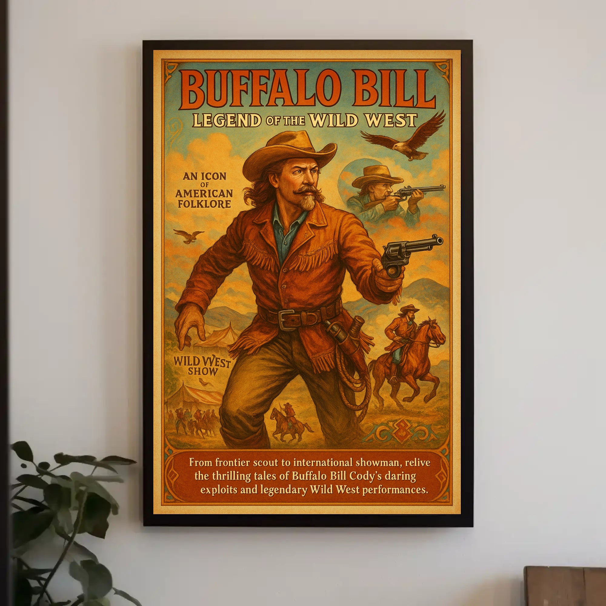 Buffalo Bill Legend Of The Wild West Poster PosterGoat