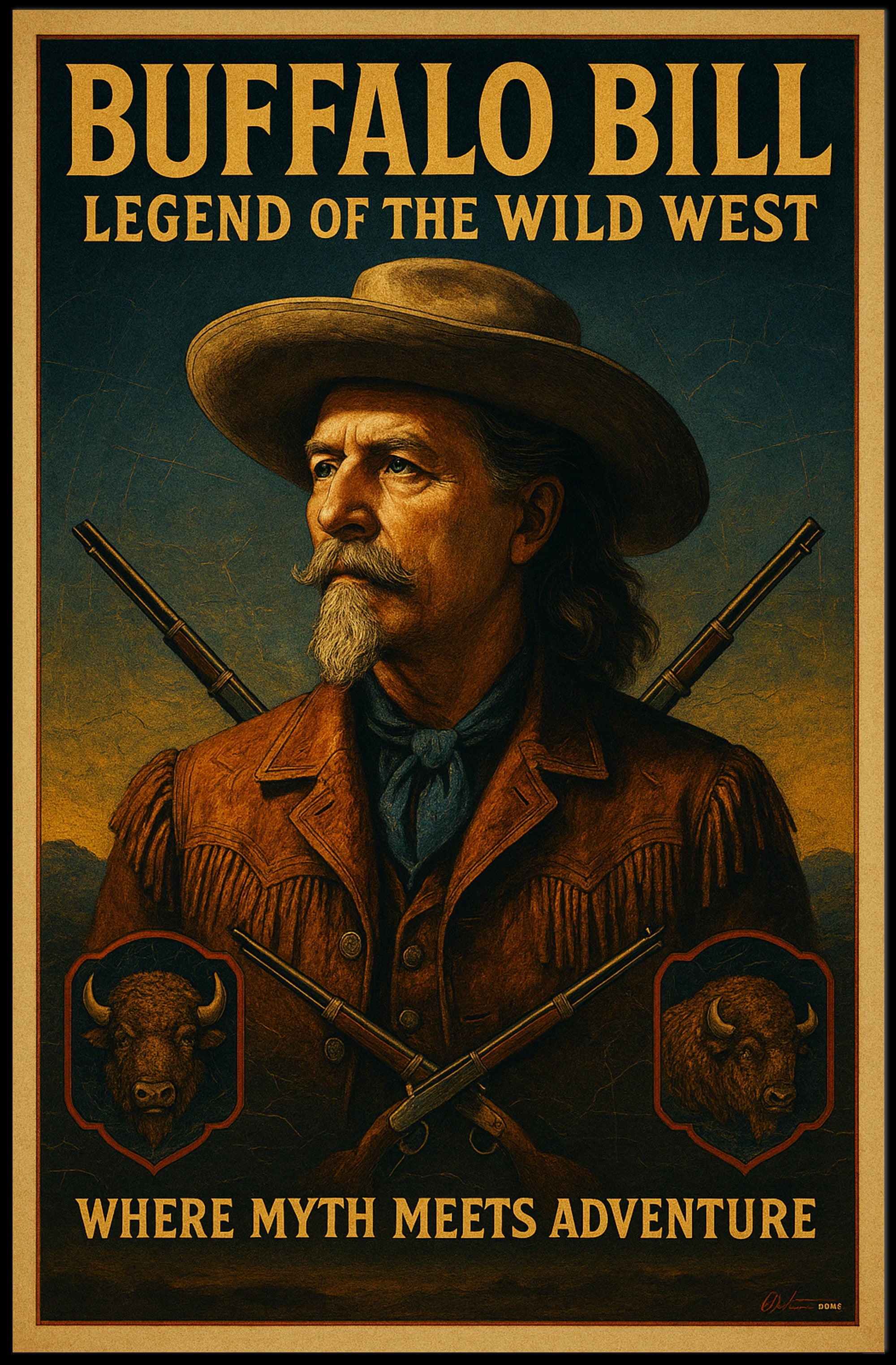 Buffalo Bill Legend Of The Wild West Poster PosterGoat