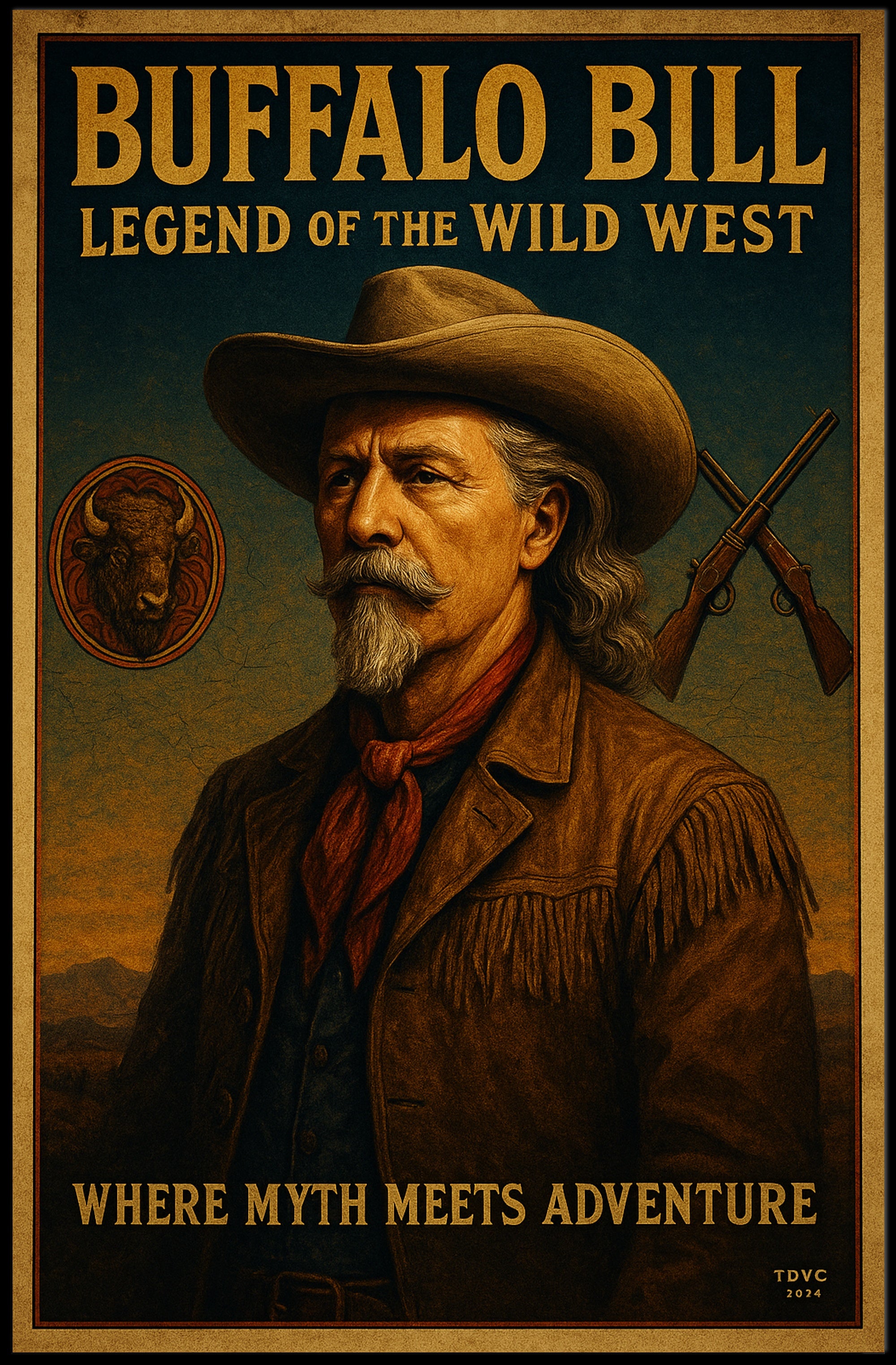 Buffalo Bill Legend Of The Wild West Poster PosterGoat
