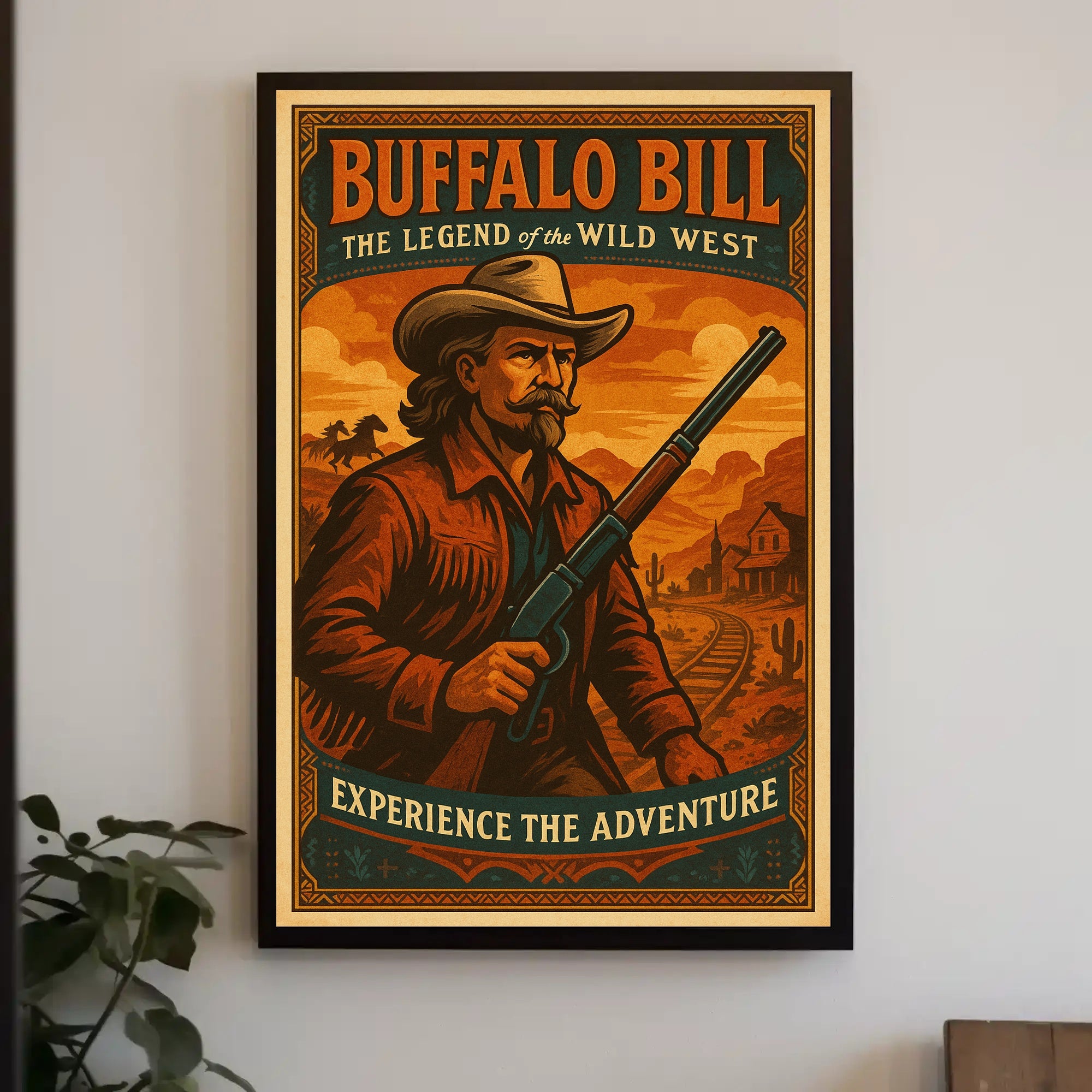 Buffalo Bill The Legend Of The Wild Poster PosterGoat