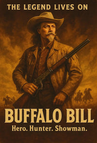 Buffalo Bill Wild West Historical Poster Art Print PosterGoat
