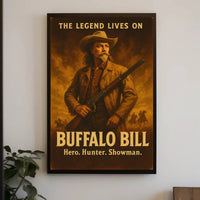 Buffalo Bill Wild West Historical Poster Art Print PosterGoat
