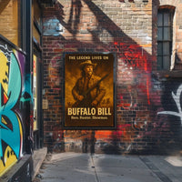 Buffalo Bill Wild West Historical Poster Art Print PosterGoat