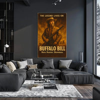 Buffalo Bill Wild West Historical Poster Art Print PosterGoat