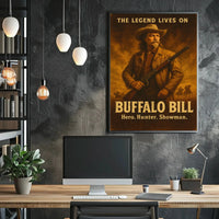 Buffalo Bill Wild West Historical Poster Art Print PosterGoat