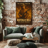 Buffalo Bill Wild West Historical Poster Art Print PosterGoat